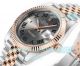 DD Factory Copy Rolex Datejust II Cal.3235 Watch with Half Rose Gold Green Roman (2)_th.jpg